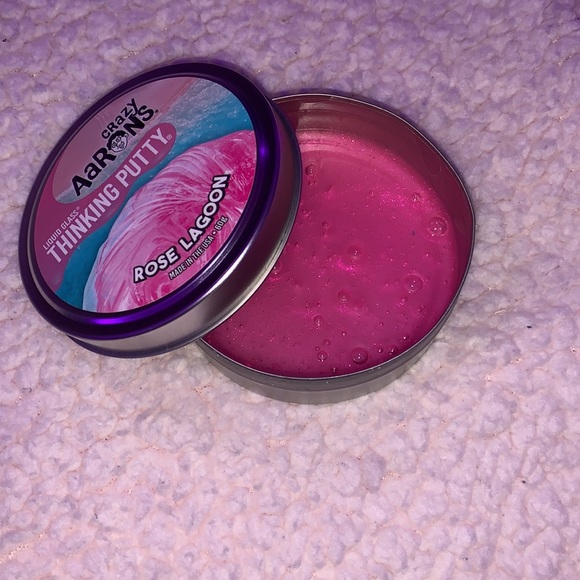 Crazy Aaron's liquid glass thinking putty!! Rose Lagoon - Picture 3 of 3